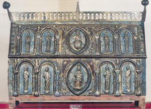 Arqueta relicario de San Viance, Escuela de Limousin, c.1230-50 de French School