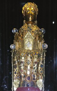 Estatua relicario de San Foy