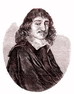 René Descartes, físico, matemático y filósofo francés. 1865 (grabado) de French School