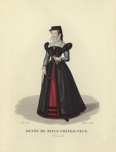 Renée de Rieuf, La Belle Châteauneuf de French School
