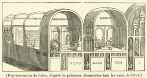Representación de baños (grabado)