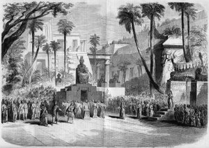 Representación de una ópera de French School