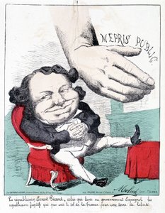 Republicano Ernest Picard, el que entrega al gobierno español a los republicanos fugitivos que toman la tierra de Francia por una tierra de libertad de French School