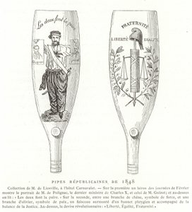 Pipas republicanas, Revolución de 1848, Francia de French School