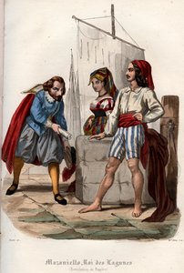 Revuelta contra el dominio de los Habsburgo españoles en Nápoles en 1647 de French School