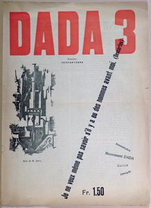 Revue Dada no.3, diciembre de 1918 de French School