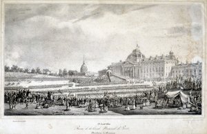 Revisión de la guardia nacional de París el 29/4/1830 de French School