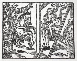 Ricardo de Normandía se niega a denunciar a Carlomagno ante Regnault, quien amenaza con la muerte de French School