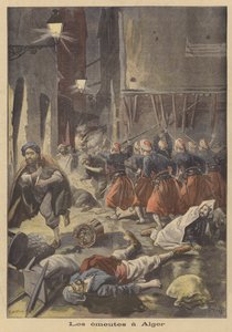 Disturbios en Argel de French School