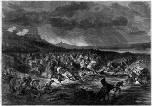 Risorgimento - Batalla de Solferino - 24 de junio de French School