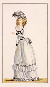 Bata de Demi Demie del Journal de la Mode et du Gout, 1790 de French School