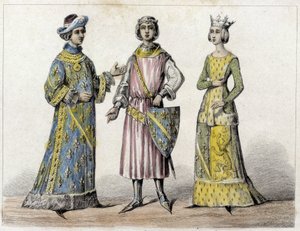 Roberto de Francia y Beatriz de Borgoña, su esposa, Rey de Francia. de French School