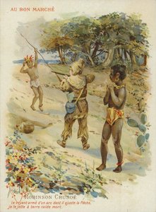 Robinson Crusoe con Viernes de French School