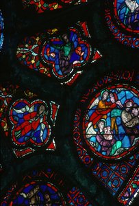 Detalle del rosetón de French School