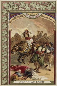 Derrota de los griegos en Larissa, Guerra Greco-Turca, 24 de abril de 1897 de French School