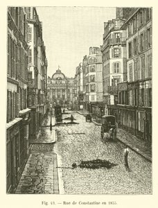 Calle de Constantine en 1855 de French School