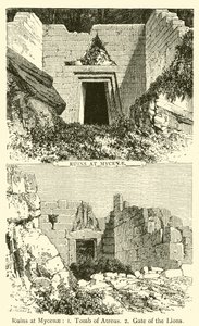 Ruinas en Micenas de French School