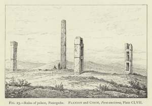 Ruinas del palacio, Pasargada de French School