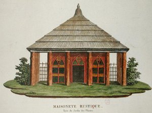 Casa Rústica en el Jardín de las Plantas, París de French School