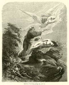 Sacrificio de Abraham de French School