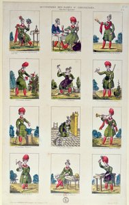 Mujeres Saint-Simonianas y sus ocupaciones, c.1830 de French School