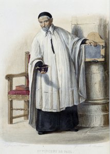 San Vicente de Paúl - en "Le Plutarque français", ed. Mennechet de French School