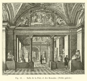Sala de la Paz y de los Romanos, Pequeña galería de French School