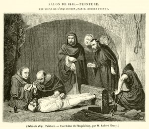 Salón de 1841, Pintura, Una escena de la Inquisición de French School