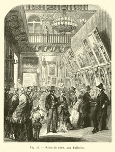 Salón de 1849, en las Tullerías de French School