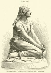 Salón de 1872, Escultura, Juana de Arco, inspiración y resolución