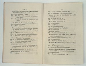 Entrada del catálogo del Salón de los Rechazados para Le Bain de Manet (Desayuno sobre la hierba) 1863 de French School