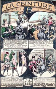 Póster satírico sobre las restricciones durante la Primera Guerra Mundial de French School