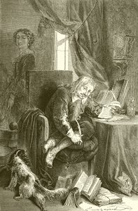 Scarron y su esposa de French School