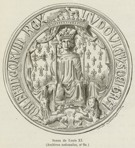 Sello de Luis XI de French School