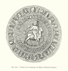 Sello de la Comuna de Dijon, Colección Donge de French School