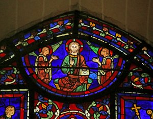 Escena de la Vida de San Martín, Catedral de Chartres de French School