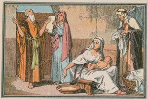 Escena de la vida de Jesús de French School