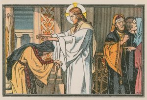 Escena de la vida de Jesús de French School