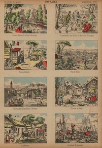 Escenas y paisajes de French School