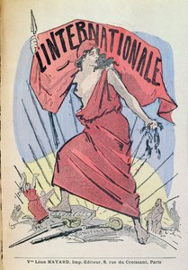 Partitura de la canción La Internacional, c.1900 de French School