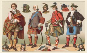 Traje de Escocia de French School