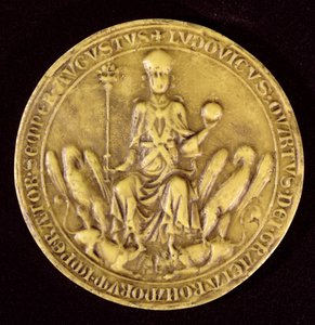 Sello de Luis IV de Baviera (1287-1347) siglo XIII-XIV de French School