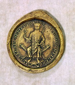 Sello de Felipe III (1245-85) el Atrevido, 1272 de French School