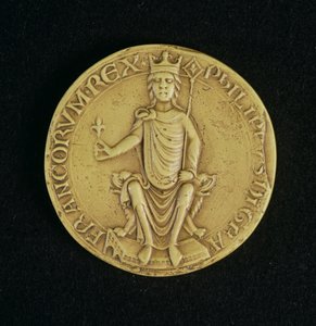 Sello de Felipe II Augusto, 1198 de French School