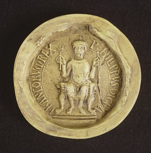 Sello de Felipe I (1052-1108) 1082 de French School