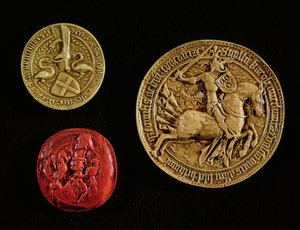 Sellos de Gilles de Laval (1404-40) Señor de Rais, Jean d