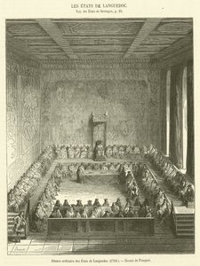 Sesión ordinaria de los Estados de Languedoc de French School