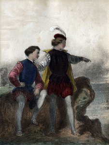 ¿Ves? dijo Gustave Wasa (Gustave I Vasa: 1495 - 1560) a Sturce, mostrándole el punto negro en el horizonte (la flota danesa de Christian II yendo a Suecia) - en "Los niños ilustres - cuentos históricos" por Madame Eugenie Foa de French School
