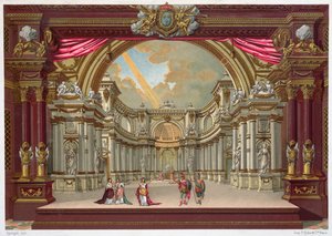 Diseño de escenografía para el Teatro de Versalles