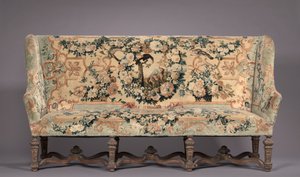 Sofá, manufactura Fábrica de Savonnerie, antes de 1717 de French School